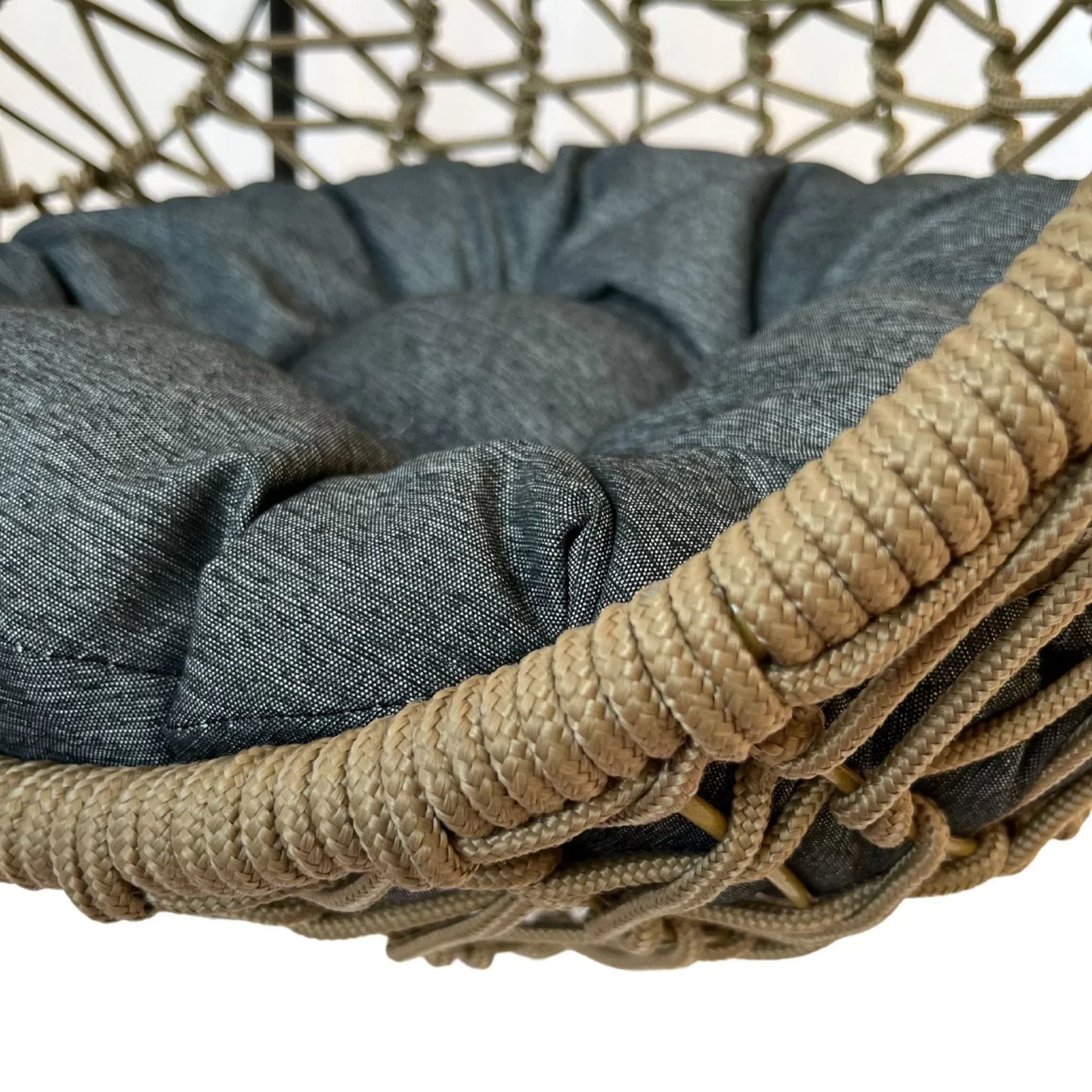 AMIRA Pet Swing Basket Bed Egg Chair for Small Cat & Dog- Brown - PL21810-PET-NAT - Direct Factory Furniture Australia