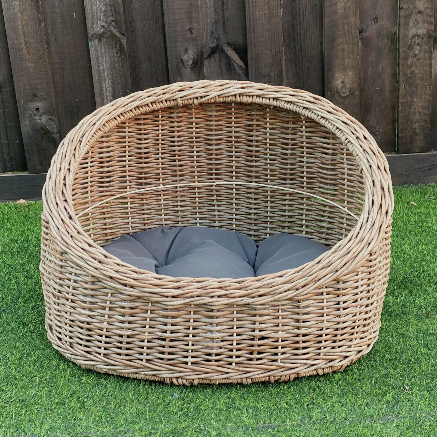 BELLA Pet Basket Bed for Small Cat & Dog- Brown - Direct Factory Furniture Australia