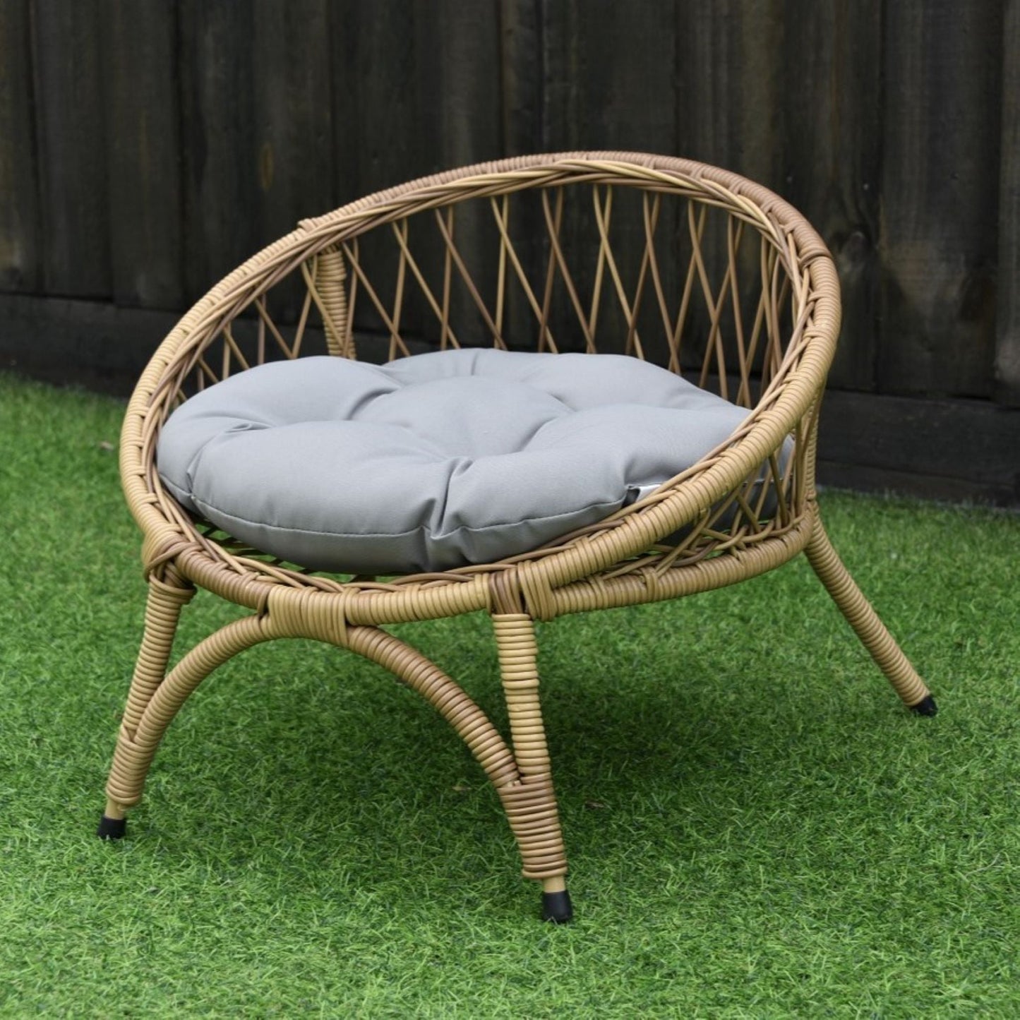 FEDDE Pet Basket Bed for Small Cat & Dog- Brown - Direct Factory Furniture Australia