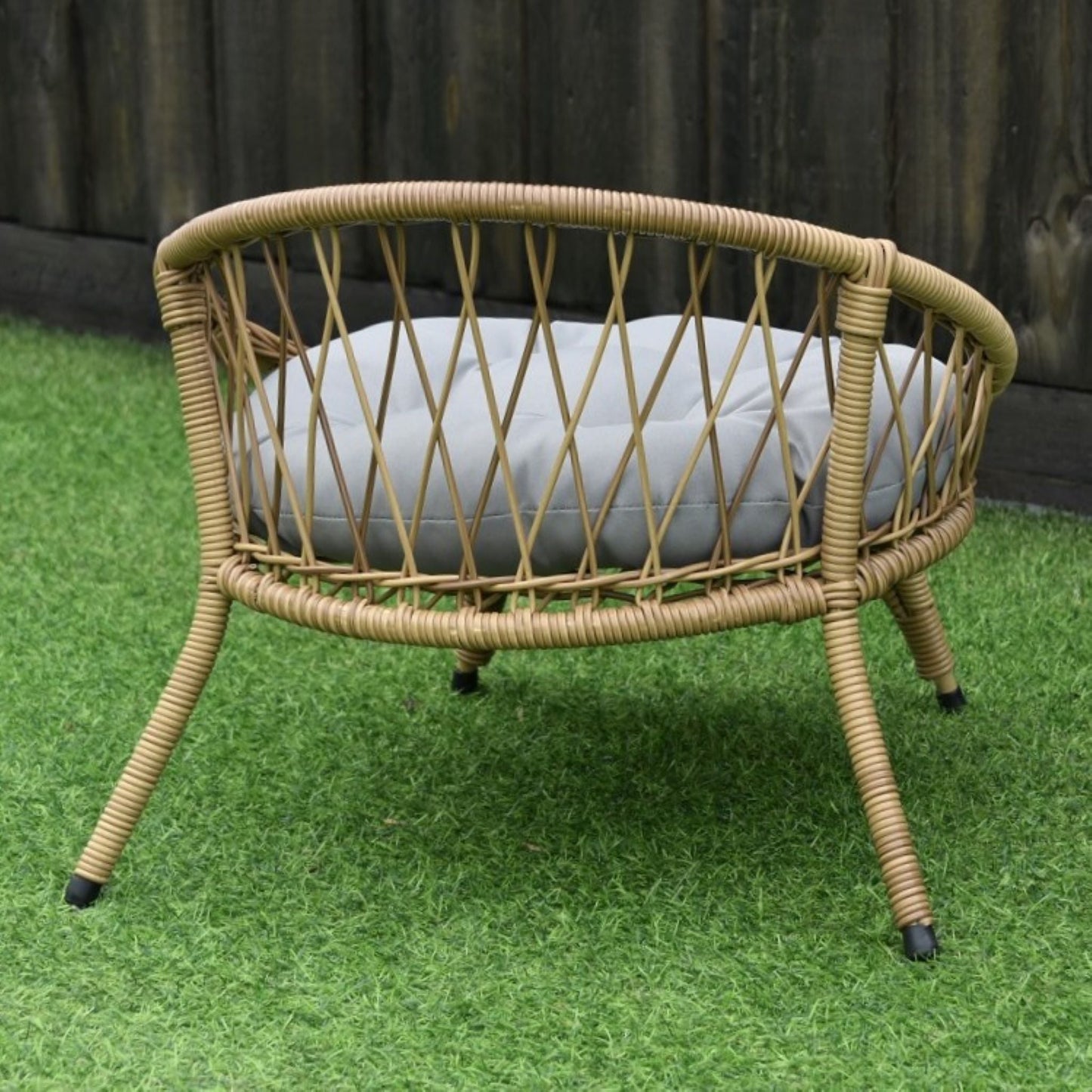 FEDDE Pet Basket Bed for Small Cat & Dog- Brown - Direct Factory Furniture Australia