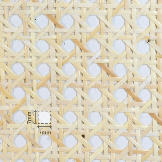 Natural-Rattan-Cane-Webbing-Mesh-Roll-Panel-Furniture-Chair-Repair-Open-Weave-Circle-Hexagonal-Melbourne-Australia-Natural-Bleached-7mm-2