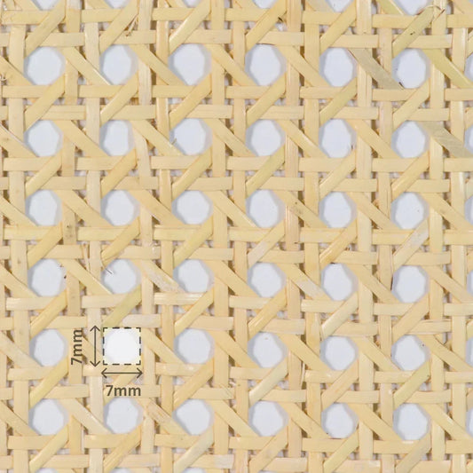 Natural-Rattan-Cane-Webbing-Mesh-Roll-Panel-Furniture-Chair-Repair-Open-Weave-Circle-Hexagonal-Melbourne-Australia-Natural-Semi-Bleached-7mm-2