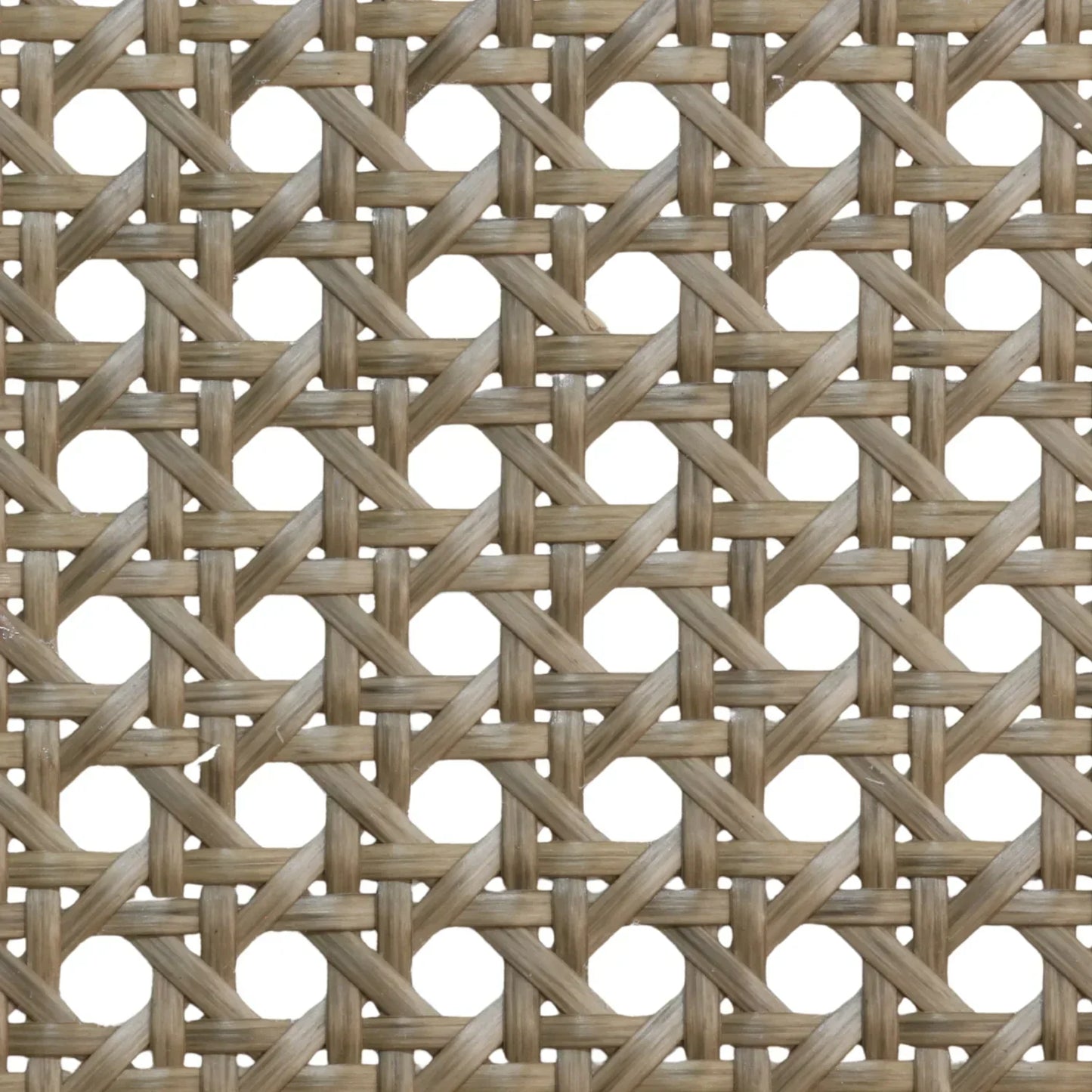 PLASTIC Rattan Cane Webbing | HEX Circle | ASH BROWN - S-HEX-ASHB-60-1 - Direct Factory Furniture Australia