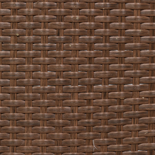 PLASTIC Rattan Cane Webbing | PLAIN | CHESTNUT BROWN