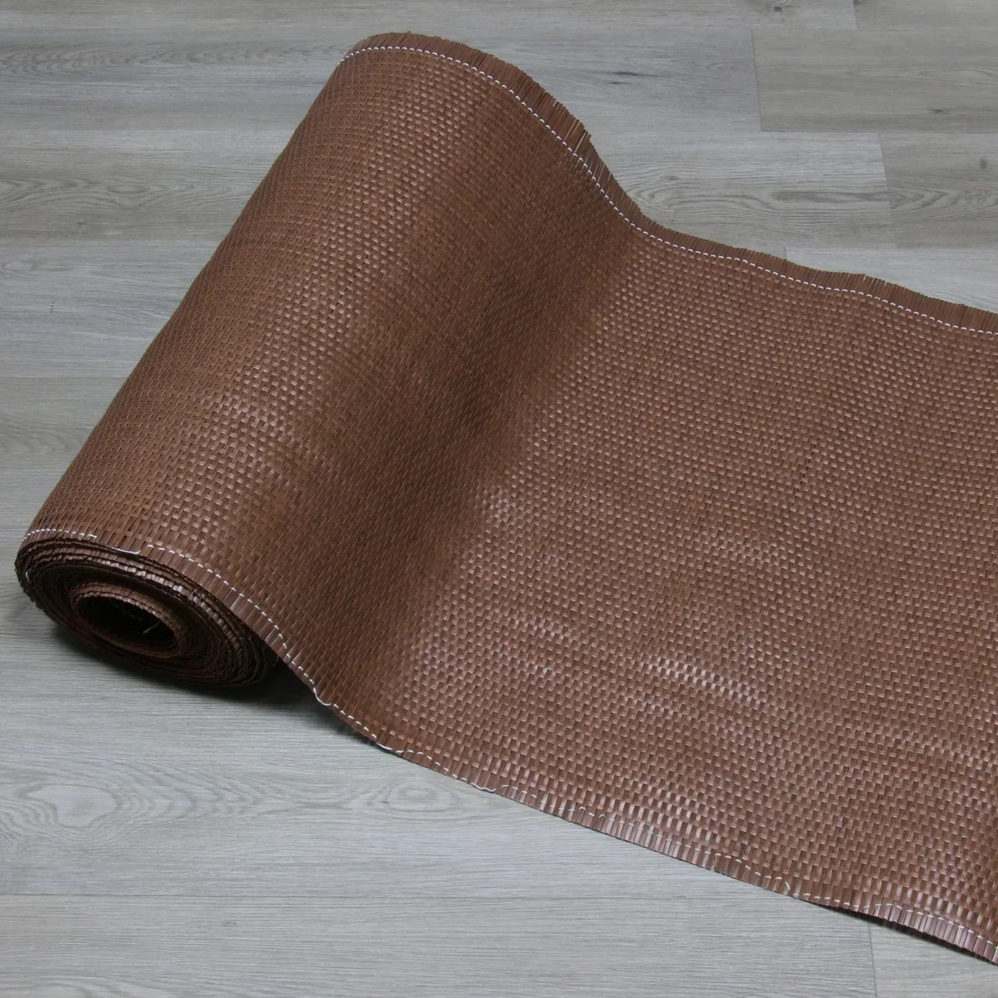 PLASTIC Rattan Cane Webbing | PLAIN | CHESTNUT BROWN - S-PLN-CB-60-1 - Direct Factory Furniture Australia