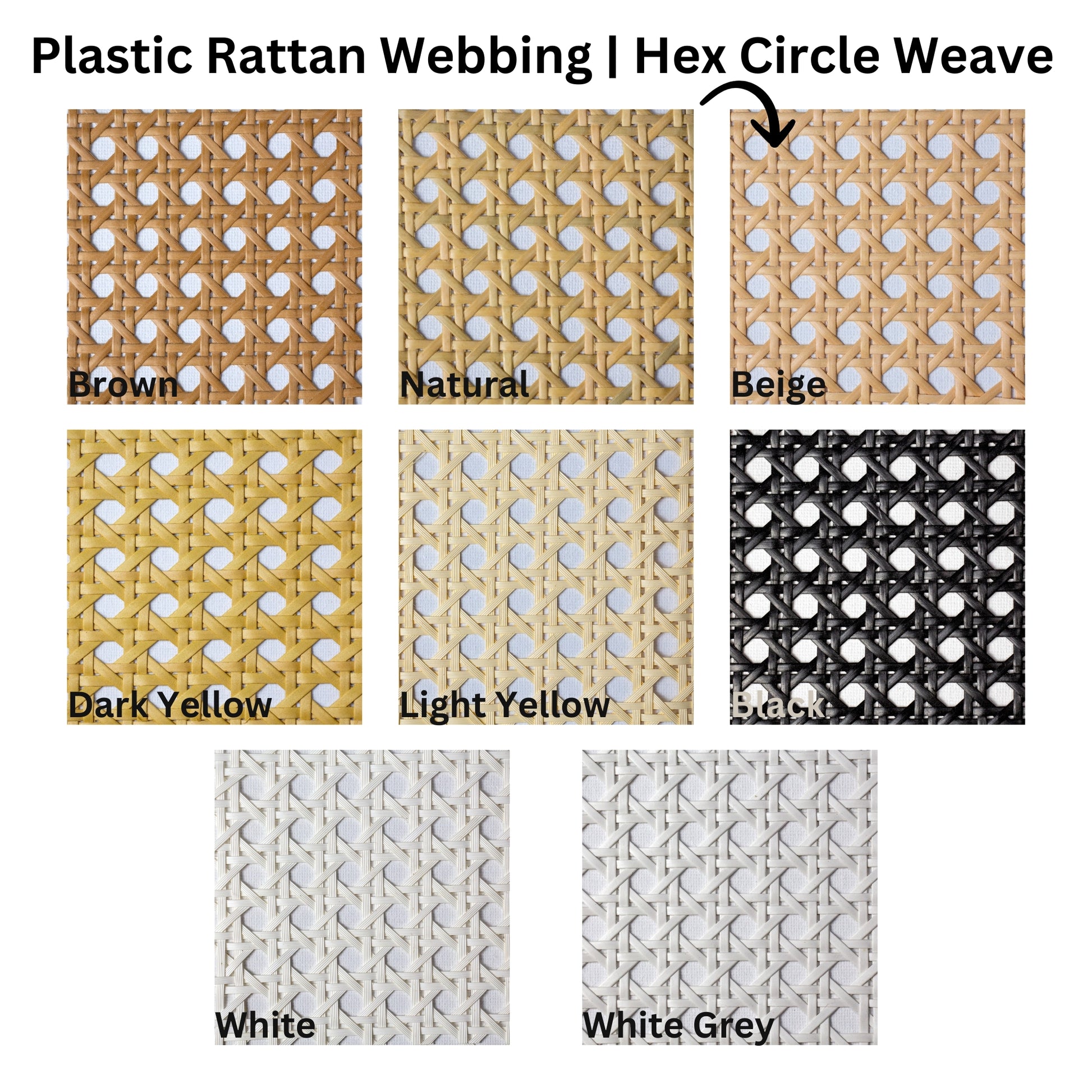 Plastic-Synthetic-Faux-PE-Rattan-Cane-Webbing-Mesh-Roll-Panel-Furniture-Chair-Repair-Open-Weave-Circle-Hexagonal-Melbourne-Australia-Beige-3