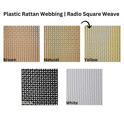 Plastic-Synthetic-Faux-PE-Rattan-Cane-Webbing-Mesh-Roll-Panel-Furniture-Chair-Repair-Open-Weave-Square-Radio-Melbourne-Australia-Yellow-3