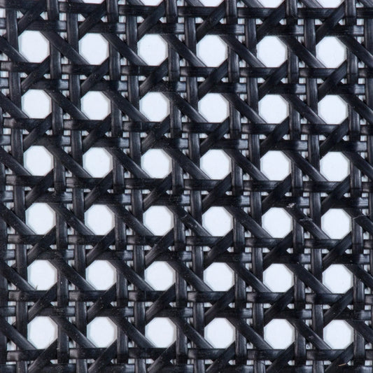 Plastic-Synthetic-Faux-PE-Rattan-Cane-Webbing-Mesh-Roll-Panel-Furniture-Chair-Repair-Open-Weave-Circle-Hexagonal-Melbourne-Australia-Black-7