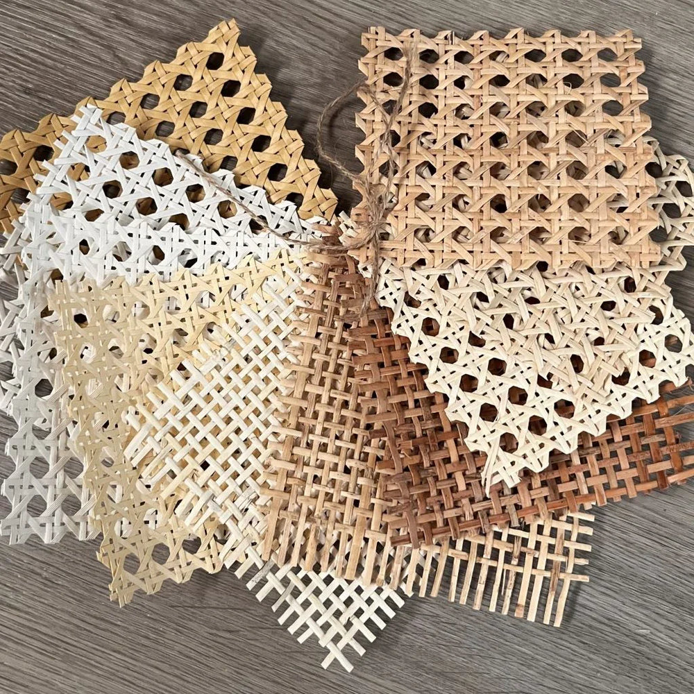 DIY Natural or Plastic Rattan Cane Webbing Supplies – Direct Factory ...