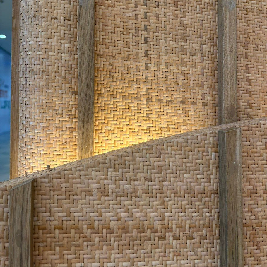 NATURAL Rattan Cane Webbing | HERRINGBONE| NATURAL BROWN