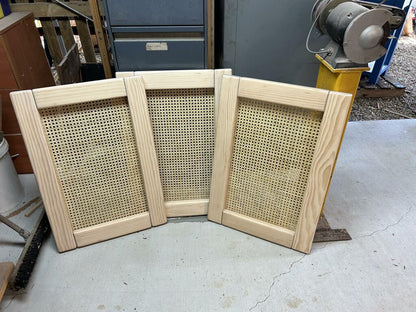 NATURAL Rattan Cane Webbing | HEX Circle | 9mm | SEMI-BLEACHED