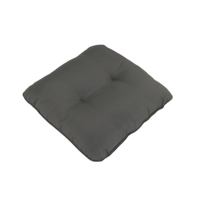 AMOIR | Outdoor Dining Chair Replacement Cushion Set (Seat +Back) | Dark Grey Colour | 52cmx52cm