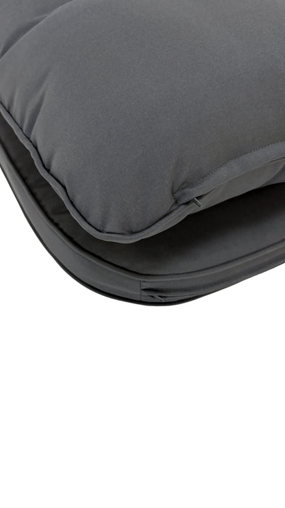 AMOIR | Outdoor Dining Chair Replacement Cushion Set (Seat +Back) | Dark Grey Colour | 52cmx52cm