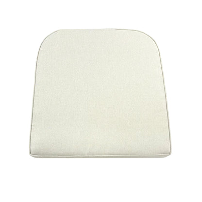 AMOIR | Outdoor Dining Chair Replacement Cushion Set (Seat +Back) | Cream Beige Colour | 52cmx52cm