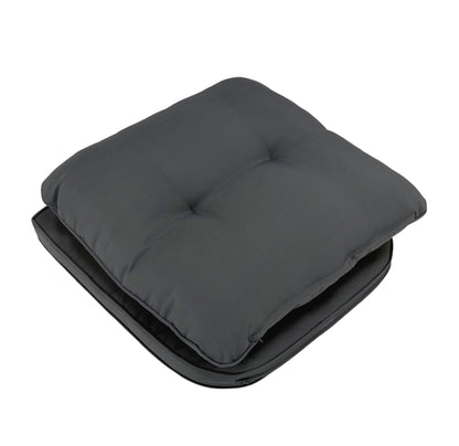 AMOIR | Outdoor Dining Chair Replacement Cushion Set (Seat +Back) | Dark Grey Colour | 52cmx52cm