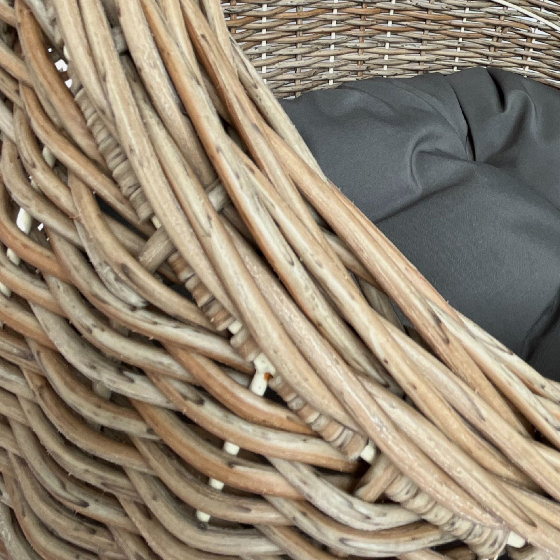 BELLA Pet Basket Bed for Small Cat & Dog- Brown - Direct Factory Furniture Australia