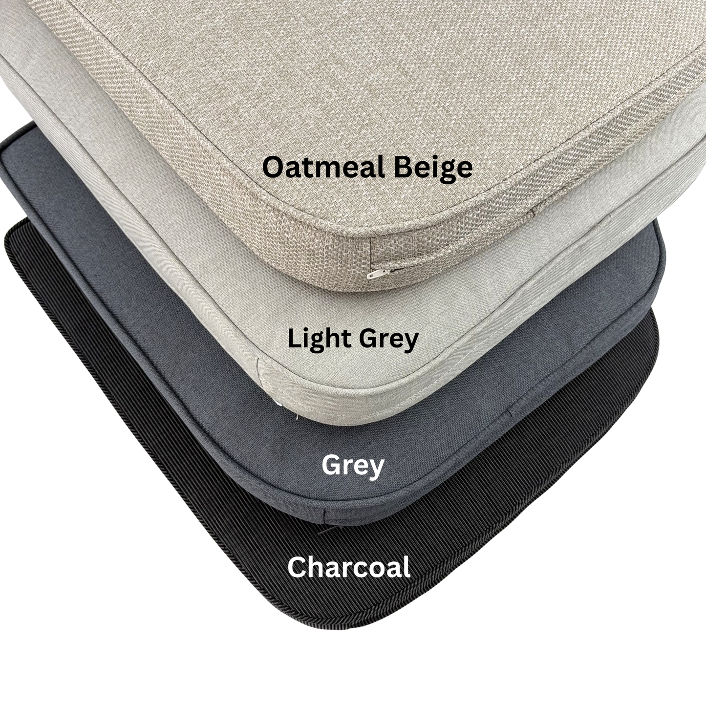 CALOR | Outdoor Dining Chair Seat Cushion | Oatmeal Beige| 44cmx48cm