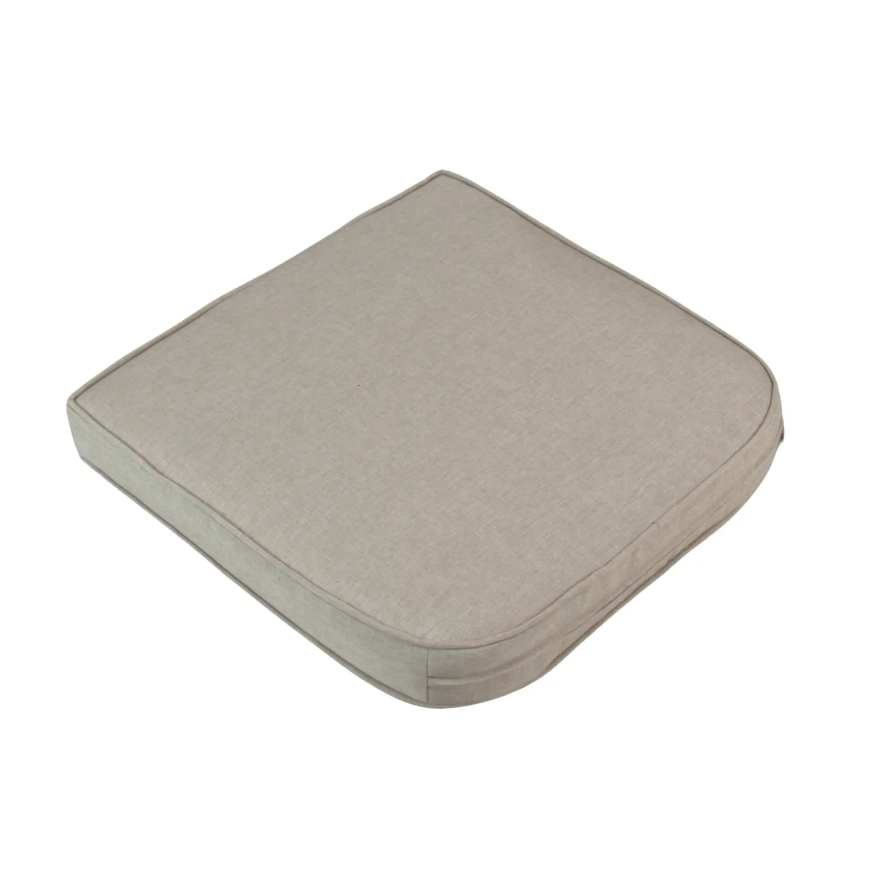 Light Grey Dining Chair Seat cushion on a white background