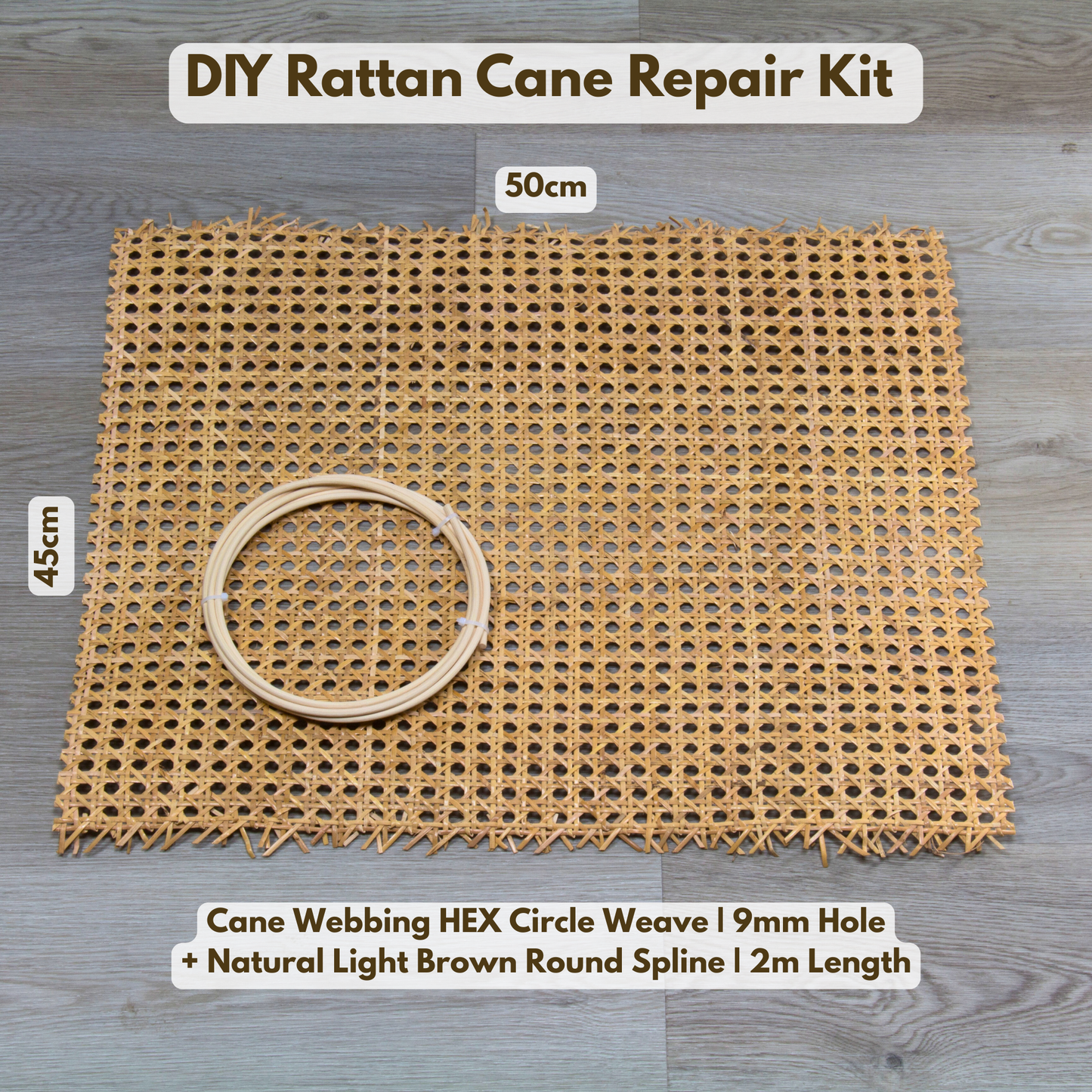 Natural Rattan Cane Chair Repair Kit