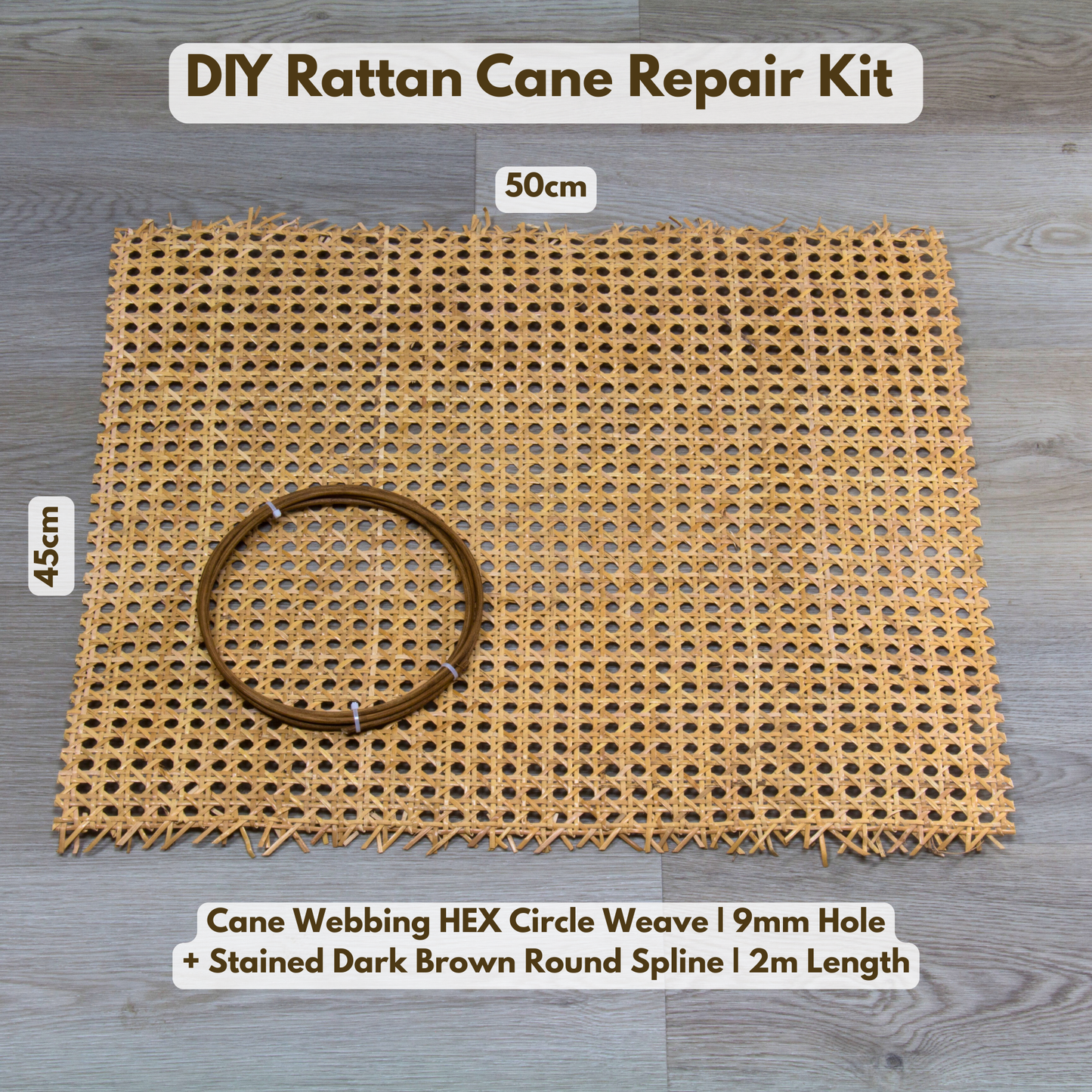 Natural Rattan Cane Chair Repair Kit