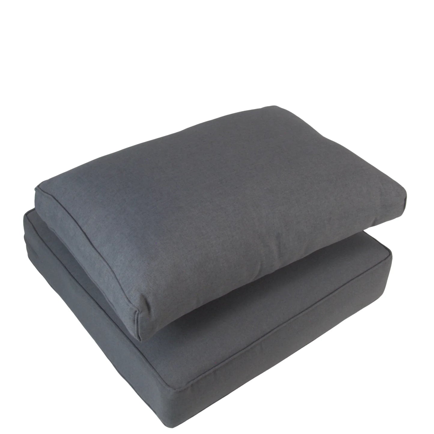 EDEN| Outdoor Lounge / Sofa Replacement Cushion Set (Seat & Back) | Dark Grey Colour | 60cmx60cm