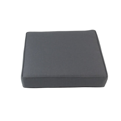 EDEN| Outdoor Lounge / Sofa Replacement Cushion Set (Seat & Back) | Dark Grey Colour | 60cmx60cm