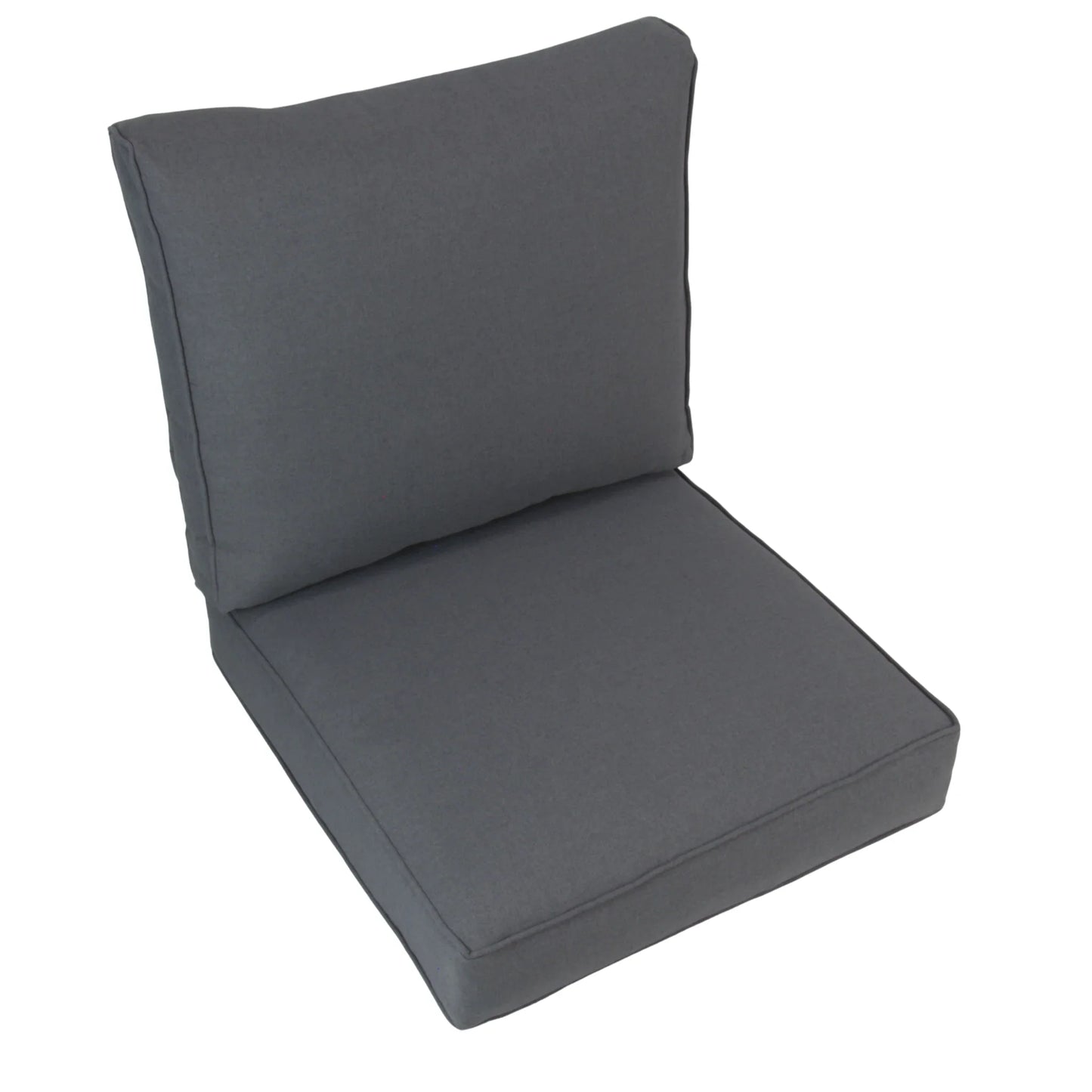 dark gray cushions set seat and back for arm chair or lounge