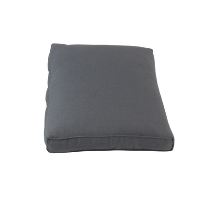ELBA| Outdoor Lounge / Armchair Replacement Cushion Set (Seat & Back) | Dark Grey Colour | 50cmx55cm