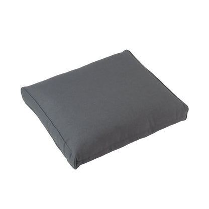 ELBA| Outdoor Lounge / Armchair Replacement Cushion Set (Seat & Back) | Dark Grey Colour | 50cmx55cm
