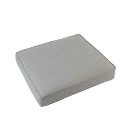 ELBA| Outdoor Lounge / Armchair Replacement Cushion Set (Seat & Back) | Light Grey Colour | 50cmx55cm
