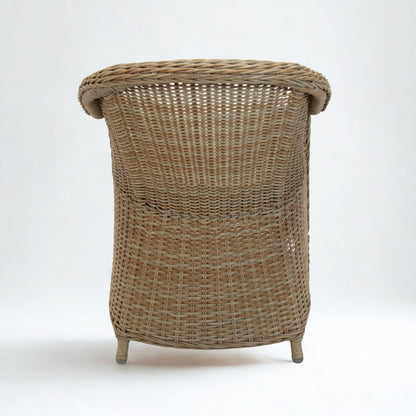 MALAWI | Poly Rattan Wicker Outdoor Dining Chair | Natural
