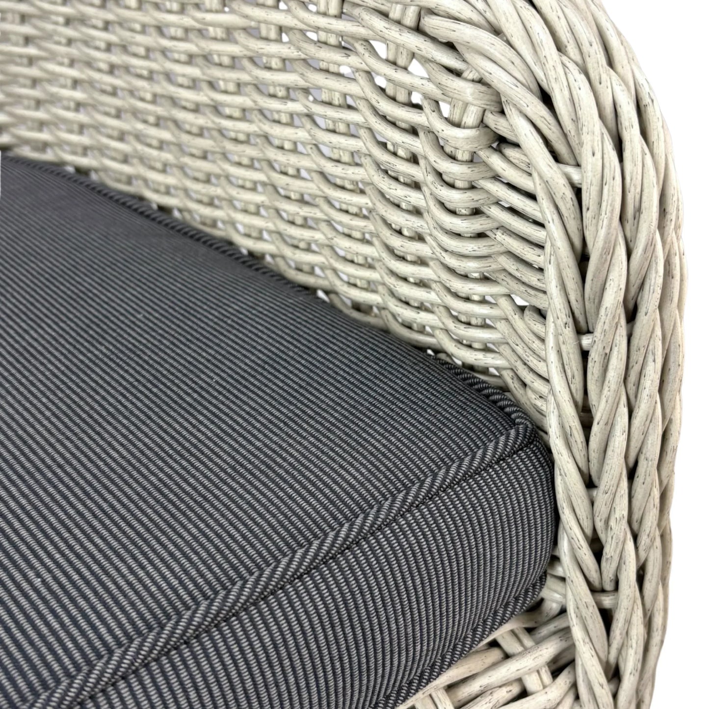 MALAWI | Poly Rattan Wicker Outdoor Dining Chair | Whitewashed Light Grey - PL18010-DC-WG-1 - Direct Factory Furniture Australia