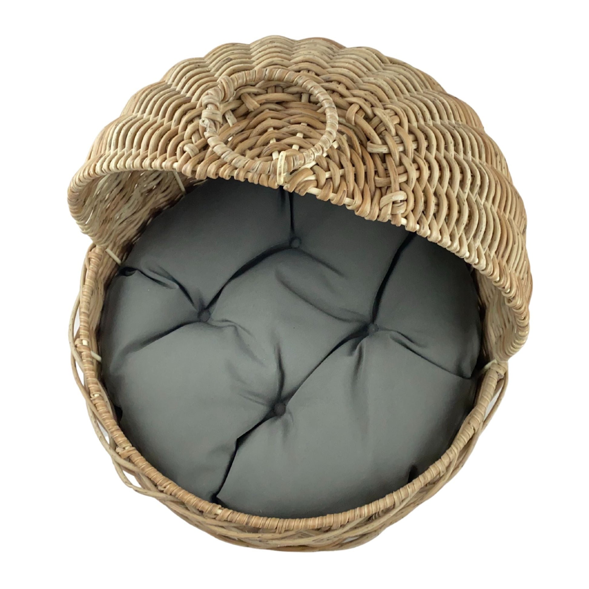 MAIA Pet Basket Bed for Small Cat & Dog- Brown - Direct Factory Furniture Australia