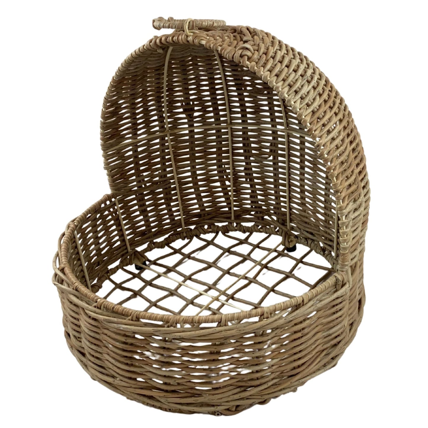 MAIA Pet Basket Bed for Small Cat & Dog- Brown - Direct Factory Furniture Australia