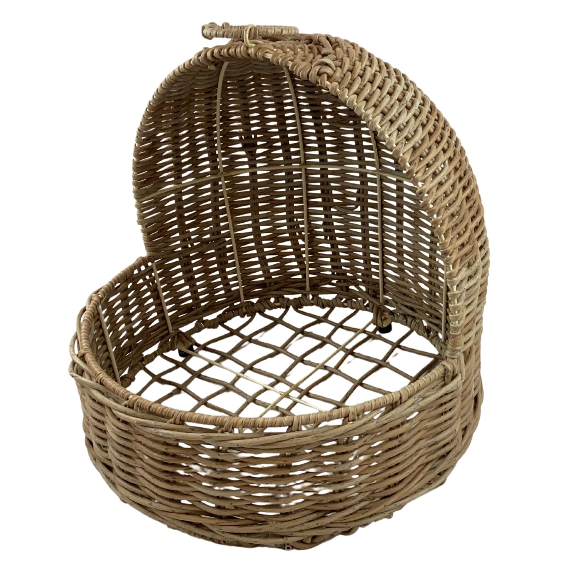 MAIA Pet Basket Bed for Small Cat & Dog- Brown - Direct Factory Furniture Australia
