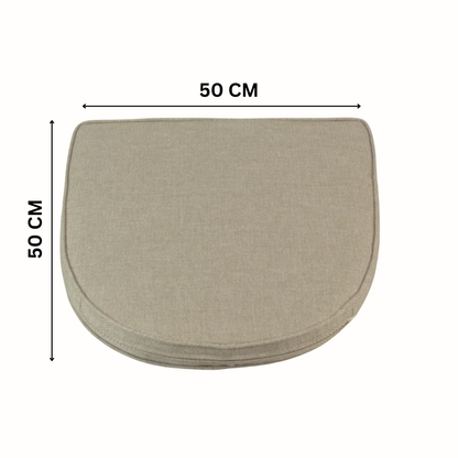 MALAWI | Outdoor Dining Chair Replacement Cushion | Oatmeal Beige Colour | 50cmx50cm