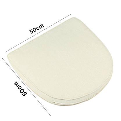 MALAWI | Outdoor Dining Chair Replacement Cushion | Cream Beige Colour | 50cmx50cm