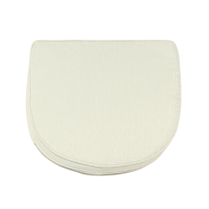 Dining chair seat cushions beige white outdoor