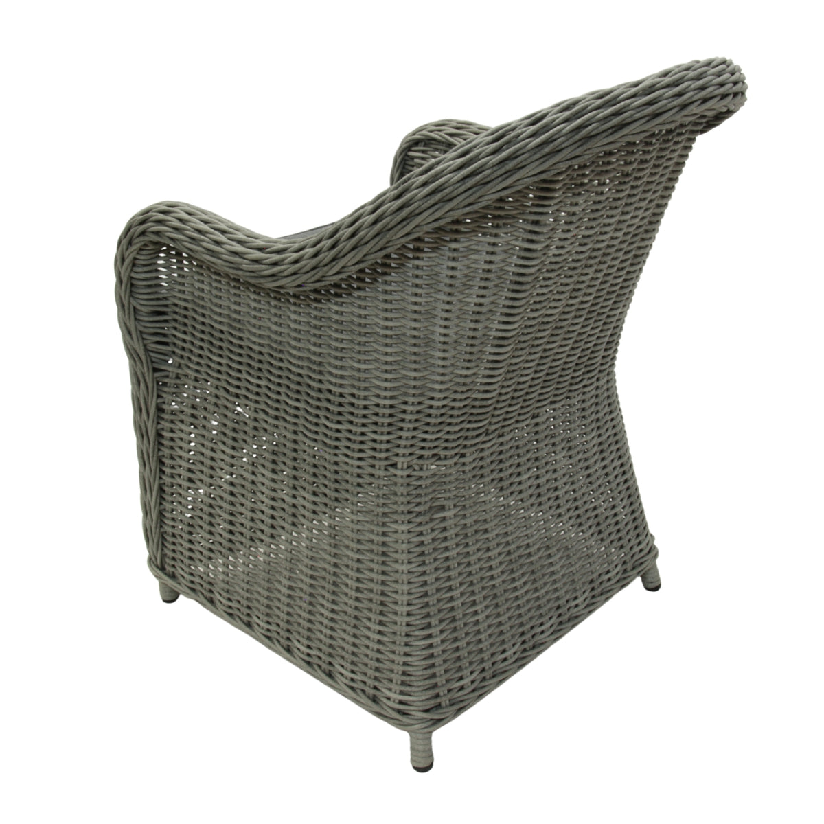 NOOSA | Poly Rattan Wicker Outdoor Dining Chair | Stone Grey