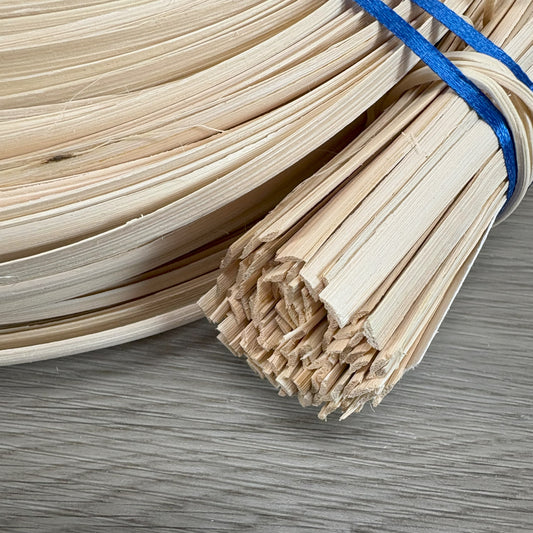 Natural Rattan Flat Cane Wicker Pith Spline for Furniture Repair