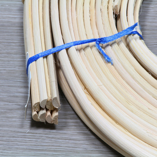 Natural Rattan Cane Half Round Spline