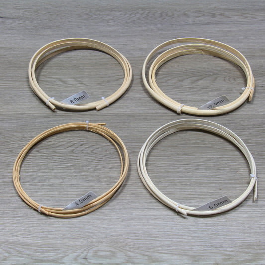 Natural Rattan Cane Half Round Spline