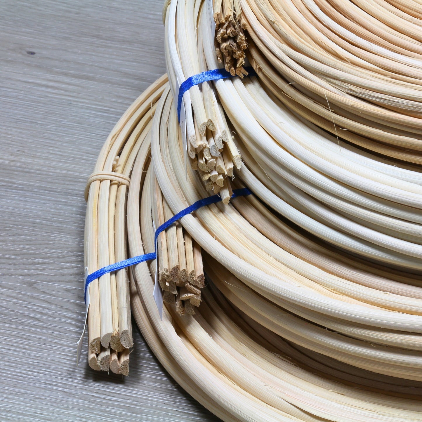 Natural Rattan Cane Half Round Spline