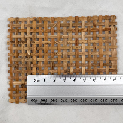 Natural-Rattan-Cane-Webbing-Mesh-Roll-Panel-Furniture-Chair-Repair-Open-Weave-Square-Radio-Melbourne-Australia-Dark-Brown-5