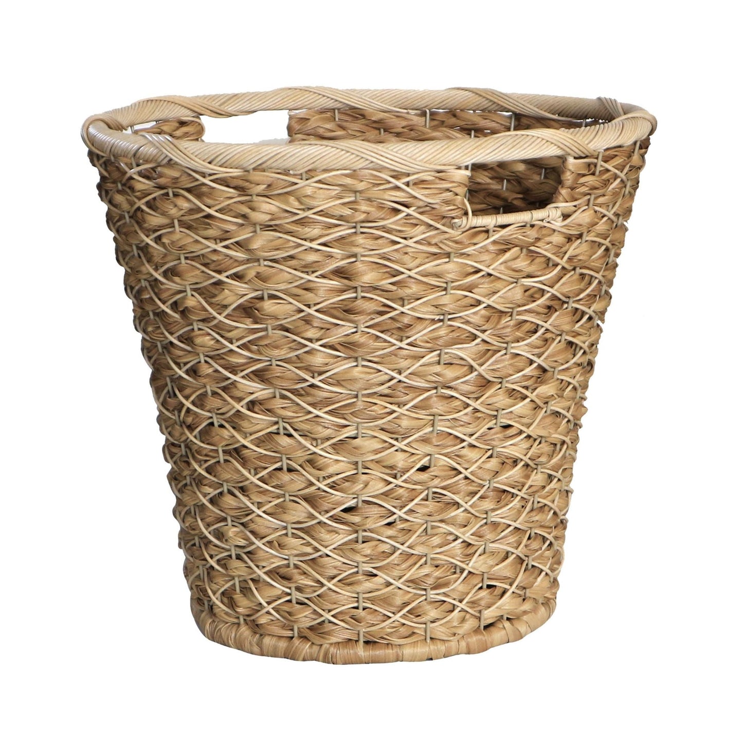 OSLO Poly Rattan Wicker Large Basket - Light Brown - Direct Factory Furniture Australia