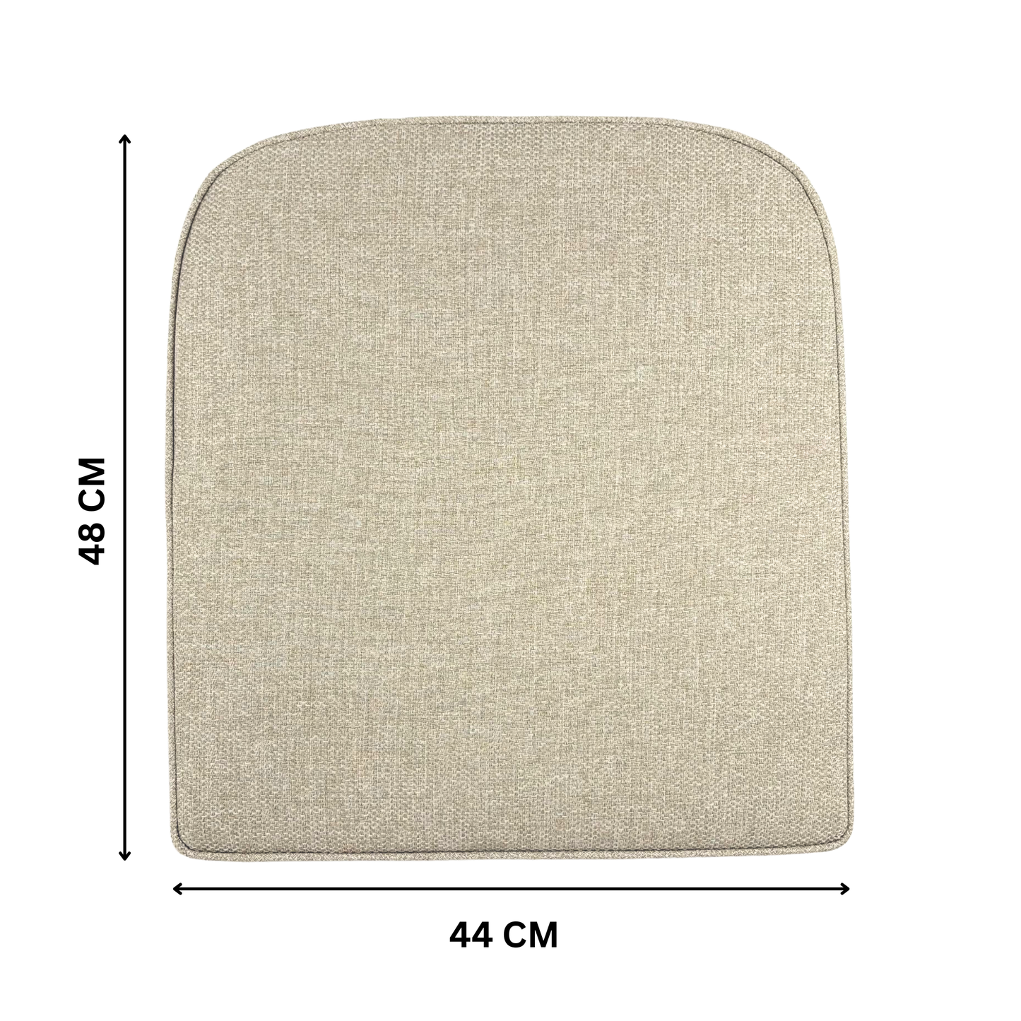 CALOR | Outdoor Dining Chair Seat Cushion | Oatmeal Beige| 44cmx48cm