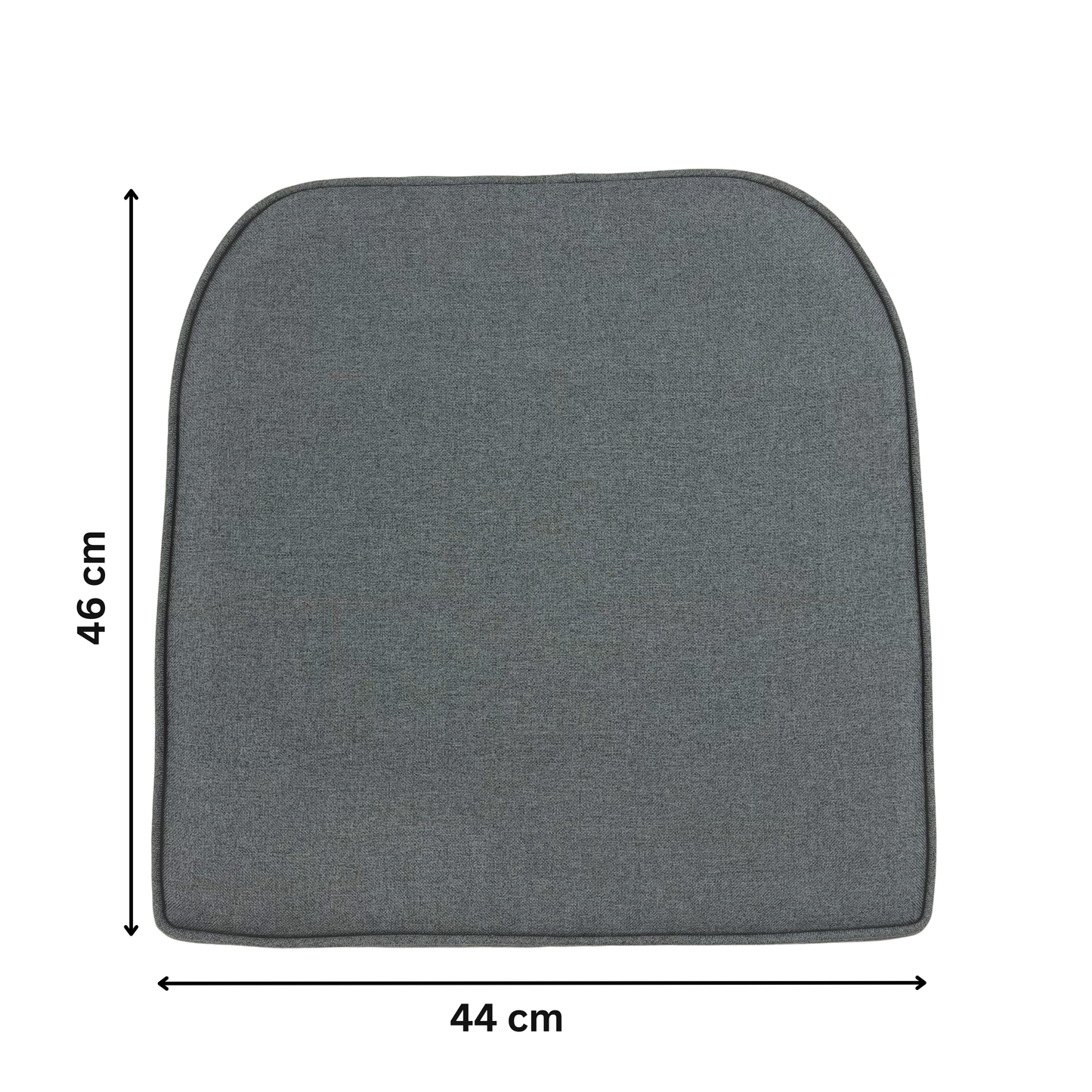 CALOR | Outdoor Dining Chair Seat Cushion | Grey | 44cmx46cm