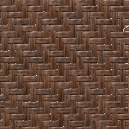 PLASTIC Rattan Cane Webbing | HERRINGBONE | CHESTNUT BROWN