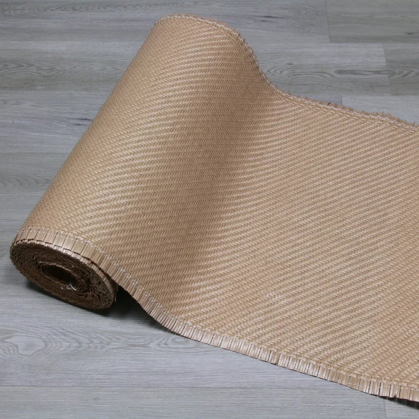 PLASTIC Rattan Cane Webbing | HERRINGBONE | WHEAT BROWN - S-HRB-WB-60-1 - Direct Factory Furniture Australia