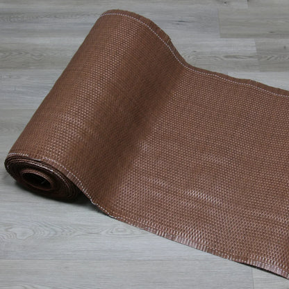 PLASTIC Rattan Cane Webbing | PLAIN | CHESTNUT BROWN - S-PLN-CB-60-1 - Direct Factory Furniture Australia